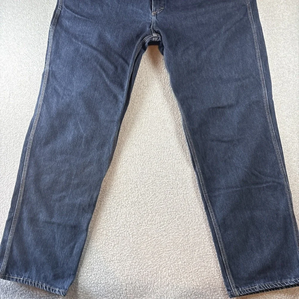 Tyndale FR Men's 42x34 Dark Wash Straight Leg AR/FR Work Construction Cat2